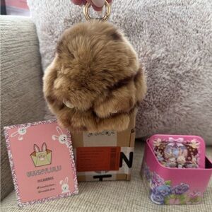 BunnyLulu Mini Bunny Keychain & Gift Box - Brownielulu